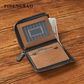 Men’s Stylish Zipper Leather Card Wallet