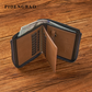 Men’s Stylish Zipper Leather Card Wallet