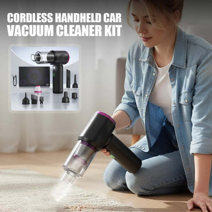 Cordless Handheld Car Vacuum Cleaner Kit
