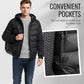 Men's Windproof Padded & Hooded Jacket