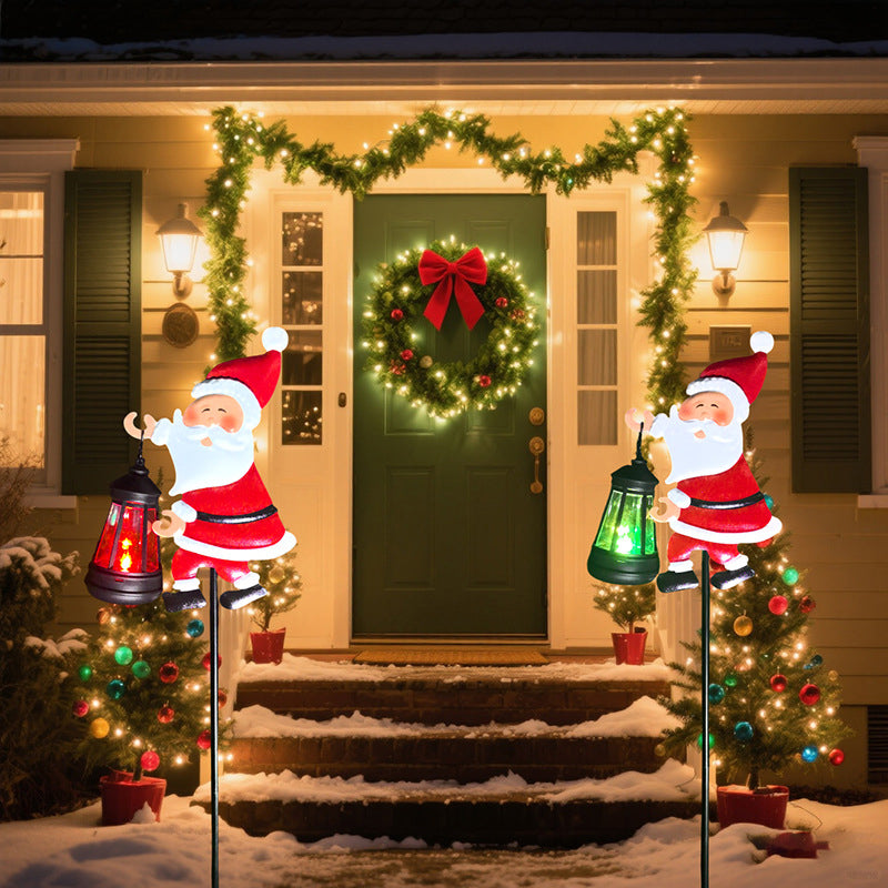 🎅💥Solar-Powered Santa Claus Garden Stake Light