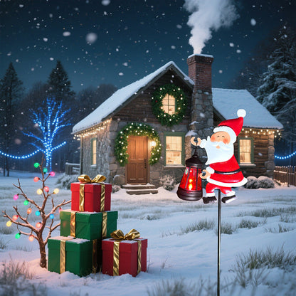 🎅💥Solar-Powered Santa Claus Garden Stake Light