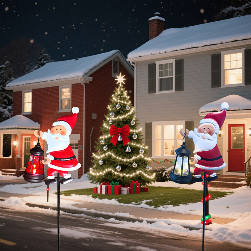 🎅💥Solar-Powered Santa Claus Garden Stake Light