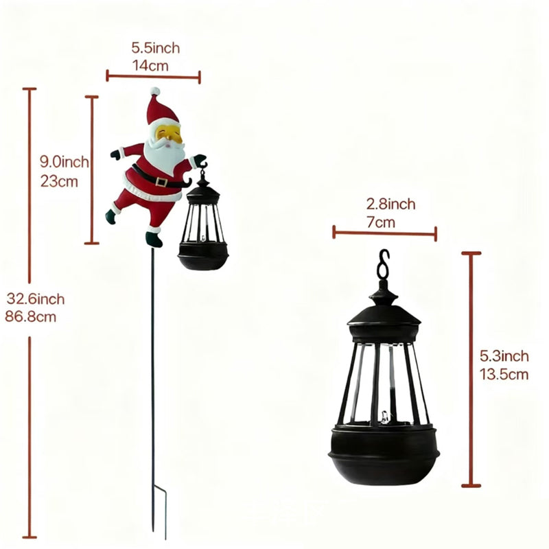🎅💥Solar-Powered Santa Claus Garden Stake Light