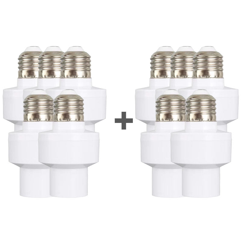 💡 BUY 2 GET 1 FREE! ✨ E27 Motion Sensor Light Socket - Auto On/Off with 180° Detection & 15s-10min Adjustable Delay for Energy Saving 🏠🔋