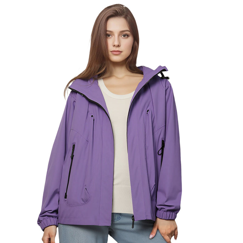 Fashionable Waterproof Windproof Hooded Outdoor Jacket