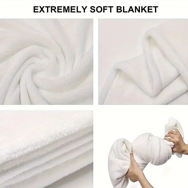🌷Virgin Mary & Roses Flannel Throw Blanket