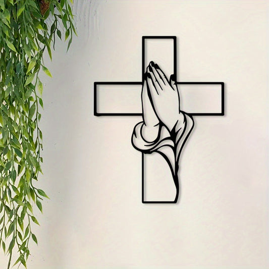 ✝️Spiritual Home Decor Cross with Praying Hands