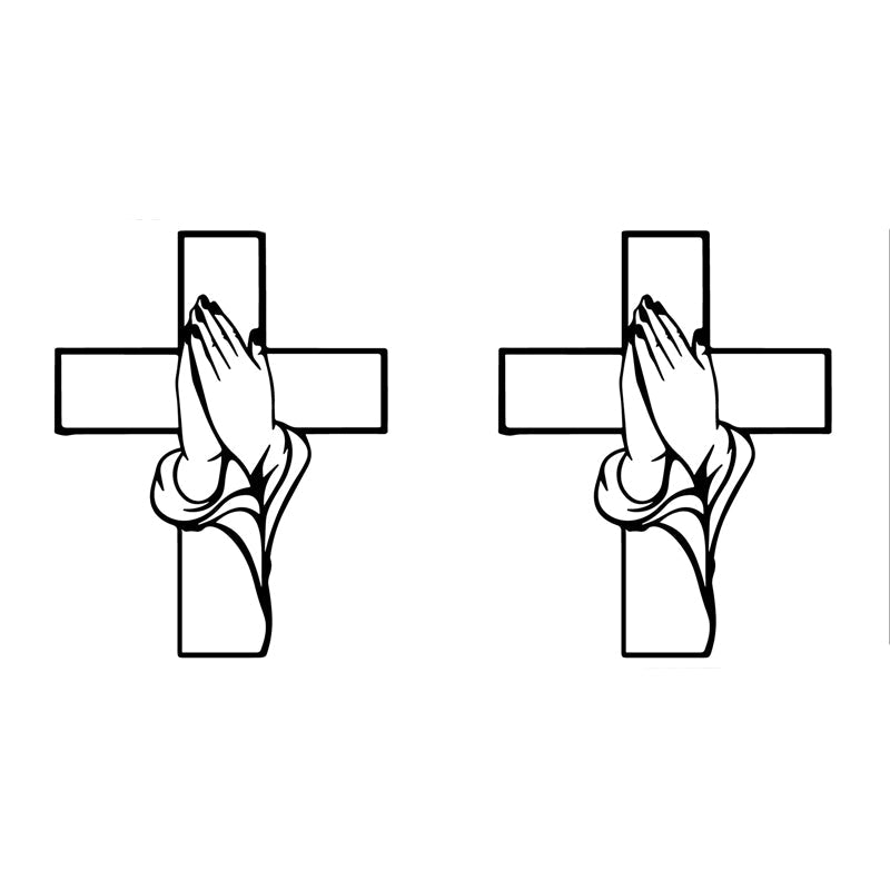 ✝️Spiritual Home Decor Cross with Praying Hands