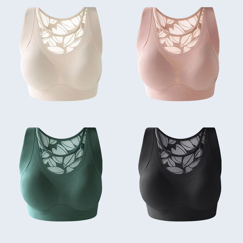 🎁Last Day Buy 1 Get 1 Free💥Wide Strap Wireless Lace Support Bras