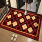 3D Floral Yarn Style Absorbent Non-Slip Floor Mat