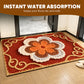 3D Floral Yarn Style Absorbent Non-Slip Floor Mat