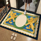 3D Floral Yarn Style Absorbent Non-Slip Floor Mat