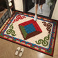 3D Floral Yarn Style Absorbent Non-Slip Floor Mat