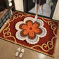 3D Floral Yarn Style Absorbent Non-Slip Floor Mat
