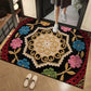 3D Floral Yarn Style Absorbent Non-Slip Floor Mat