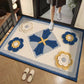 3D Floral Yarn Style Absorbent Non-Slip Floor Mat