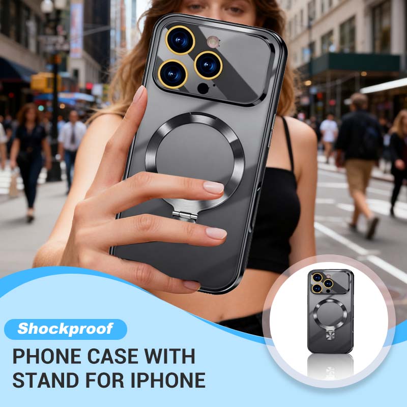 🔥 LAST DAY PROMOTION - 50%OFF 🔥Shockproof Phone Case with Stand for iPhone