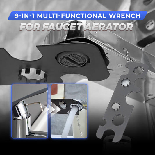 9-in-1 Multi-functional Wrench for Faucet Aerator