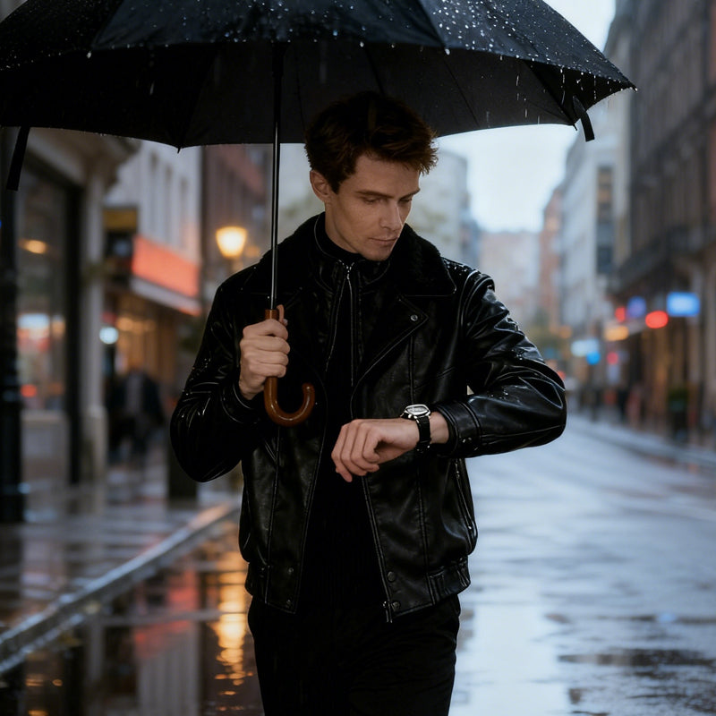 ❄️Fall/Winter Bestsellers 40% OFF🍂Men's Warm Faux Layered Leather Jacket
