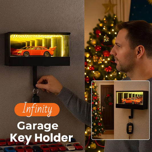 🚗Infinity Mirror LED brelok do kluczyków samochodowych🎄Pokaż swoje ulubione samochody