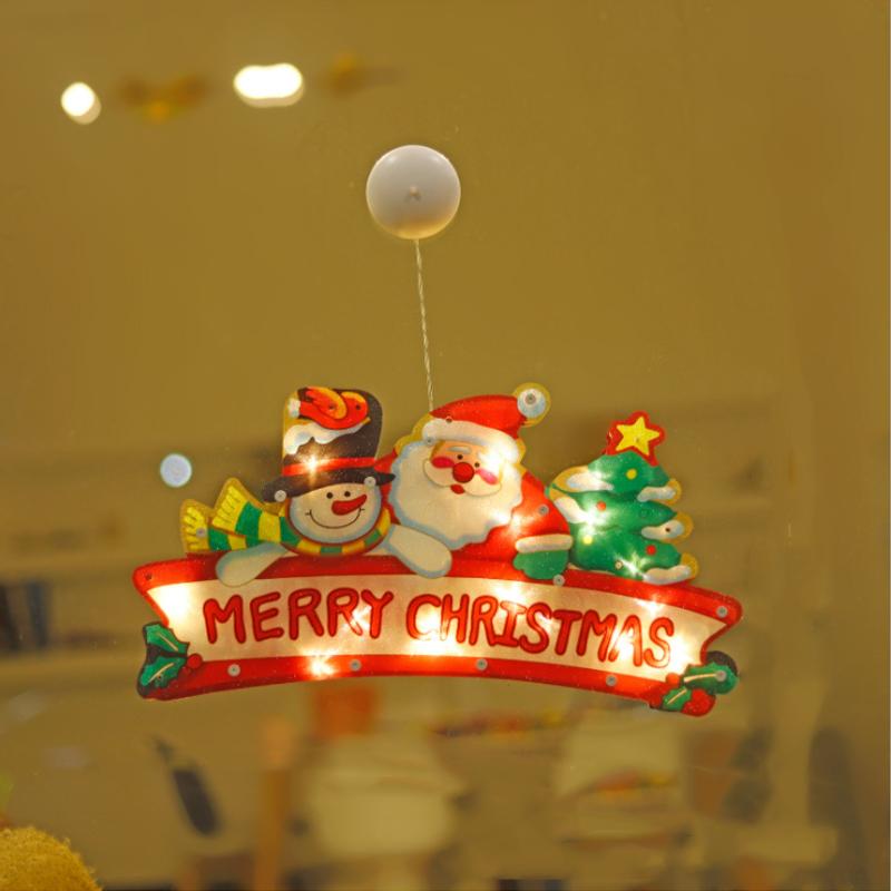 ⛄Christmas Pre-Sale 50% OFF🎄 Christmas Window Hanging Lights💡Christmas Window Hanging Lights