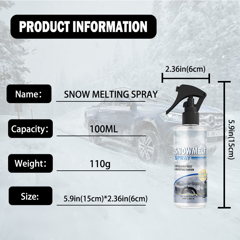 🚗BUY 2 GET 1 FREE❄️Winter De-Icing Spray for Car Windshields