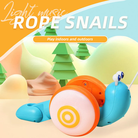 🎄Christmas Hot Sale 50% OFF💝Pull Along Walking Snail Toy 👼