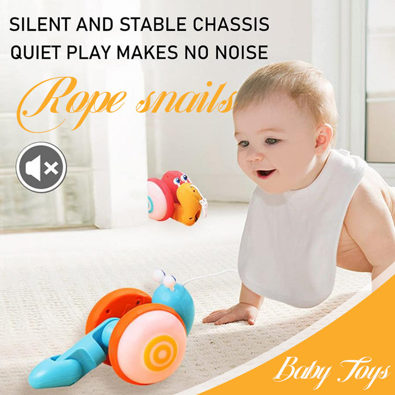 🎄Christmas Hot Sale 50% OFF💝Pull Along Walking Snail Toy 👼