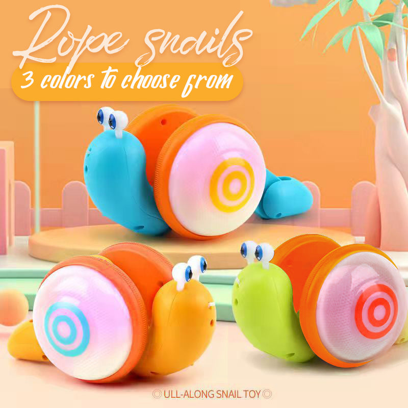 🎄Christmas Hot Sale 50% OFF💝Pull Along Walking Snail Toy 👼