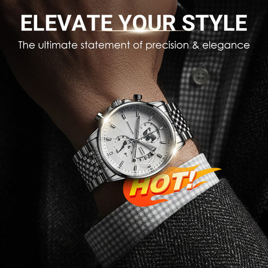 💥Christmas Eve Sale: 50% OFF🌍Men's Nautical-Style Watch Featuring An Earth Motif