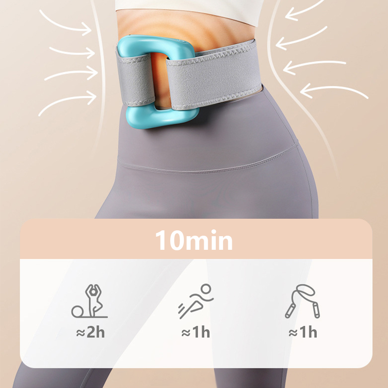 5-Speed Handheld Massager Ring with Adjustable Belt