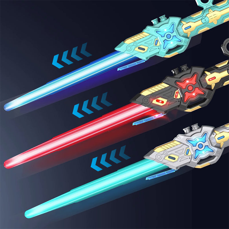 2-in-1 Retractable Lightsaber with FX Sound