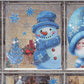 🎅❤️Christmas Sale: Buy One Get One Free🎁Christmas-Themed Glittering Window Stickers 9 PCS Set