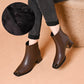 Vintage Chic Square Toe Chunky Heel Ankle Boots