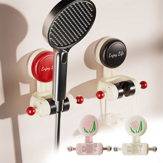 🚿🌟 Adjustable Shower Holder With Suction Cup – Installation Without Drilling, 360° Rotatable 💦✨