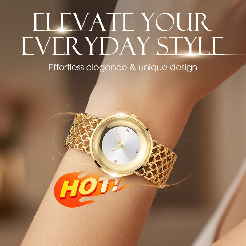 ⏰Black Friday Sale 50% OFF💥💥Luxury Round Bracelet Watch Fashionable Women's Wristwatch