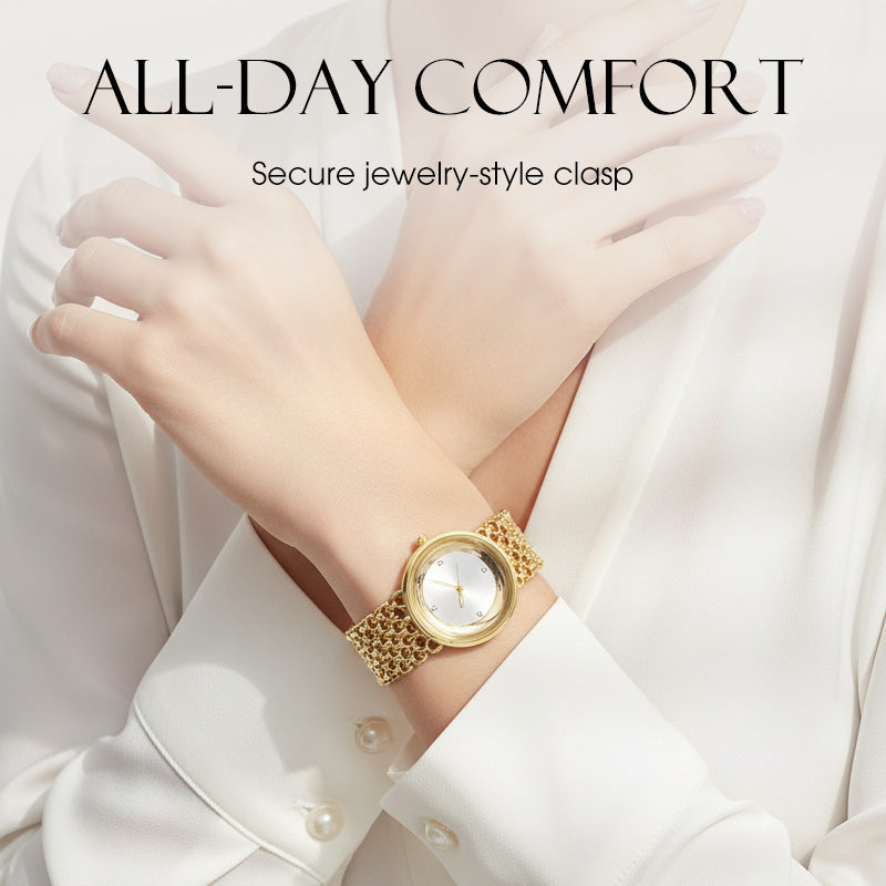 ⏰Black Friday Sale 50% OFF💥💥Luxury Round Bracelet Watch Fashionable Women's Wristwatch