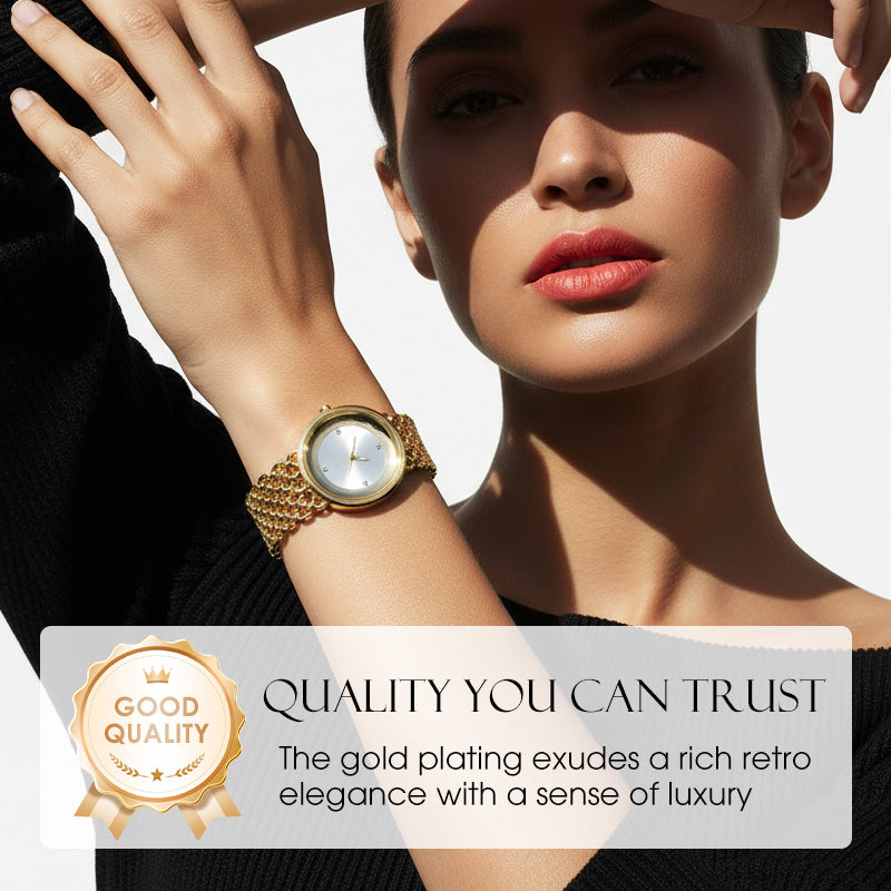 ⏰Black Friday Sale 50% OFF💥💥Luxury Round Bracelet Watch Fashionable Women's Wristwatch