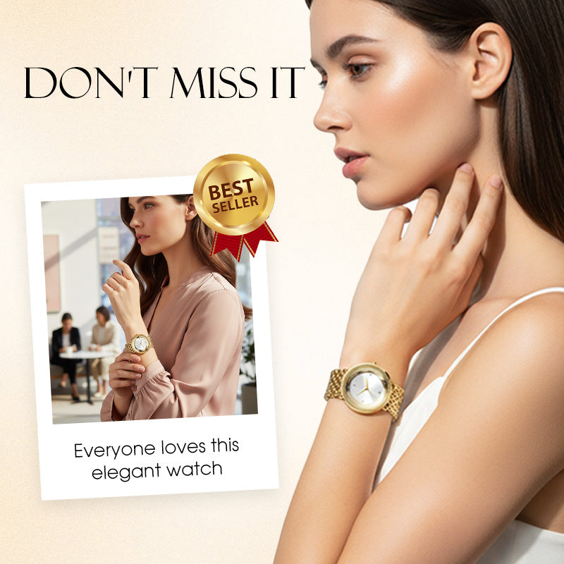 ⏰Black Friday Sale 50% OFF💥💥Luxury Round Bracelet Watch Fashionable Women's Wristwatch