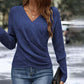 ⚡CYBER MONDAY SALE✨Women's Elegant Casual V-Neck Knit Top🎁