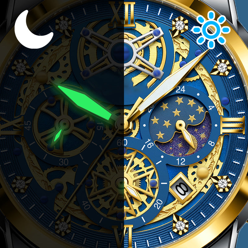 TINAIBIN New Multifunctional Luxury Men's Watch