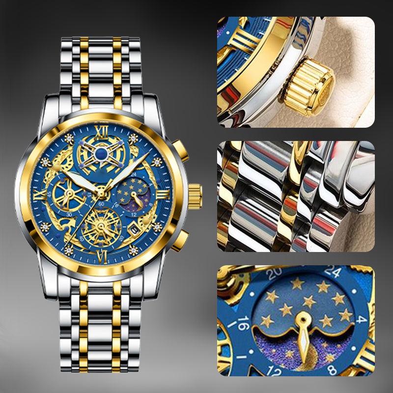 TINAIBIN New Multifunctional Luxury Men's Watch