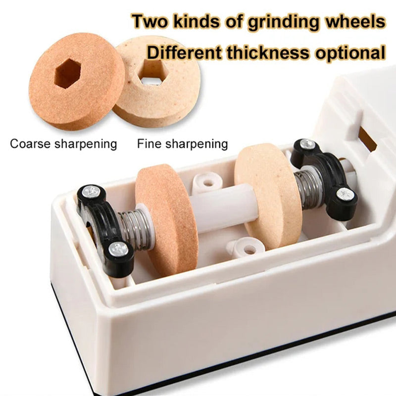 🔪Professional Electric Knife Sharpener – Fast & Precise Sharpening, Multi-Angle Guide for Kitchen & Outdoor Knives ✨📦
