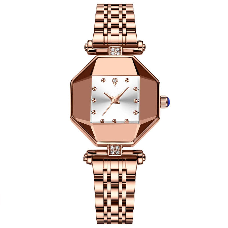 Women's Elegant Dial Waterproof & Scratch-Resistant Quartz Watch