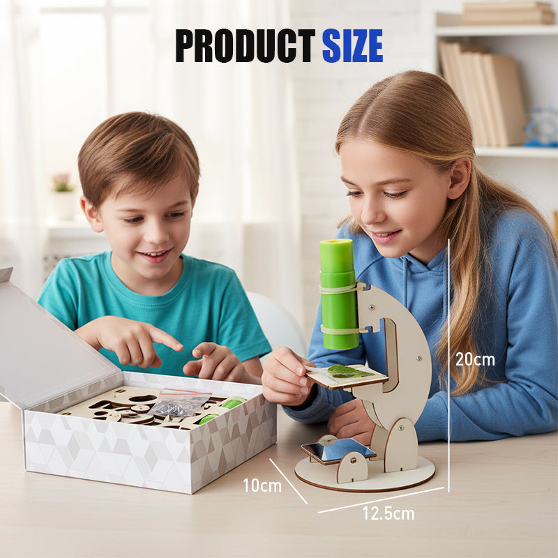 🎄🎁Meet Christmas Sale: 50% OFF💥Creative Wooden STEM Project Microscope