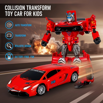 🎅Christmas Sale🎄50% OFF💥Collision Transform Toy Car for Kids