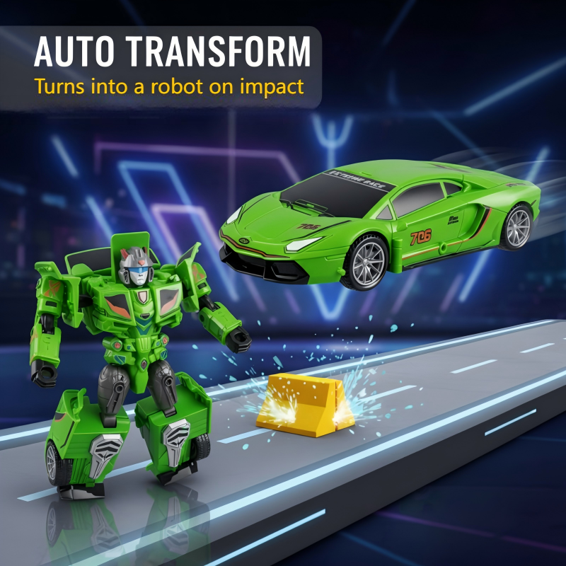 🎅Christmas Sale🎄50% OFF💥Collision Transform Toy Car for Kids