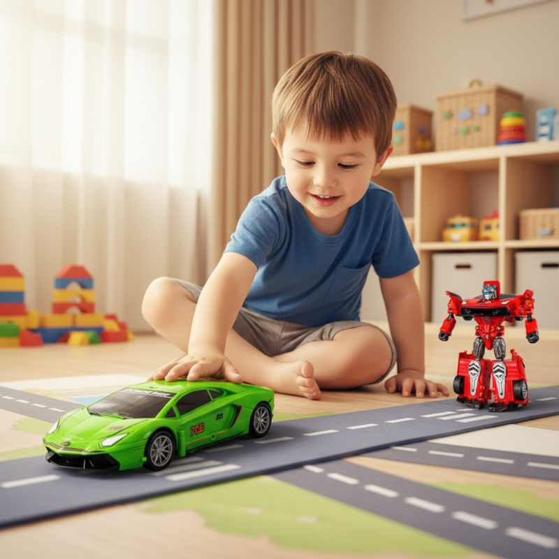 🎅Christmas Sale🎄50% OFF💥Collision Transform Toy Car for Kids