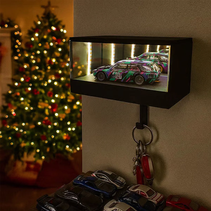 Infinity Mirror LED Garage Key Holder